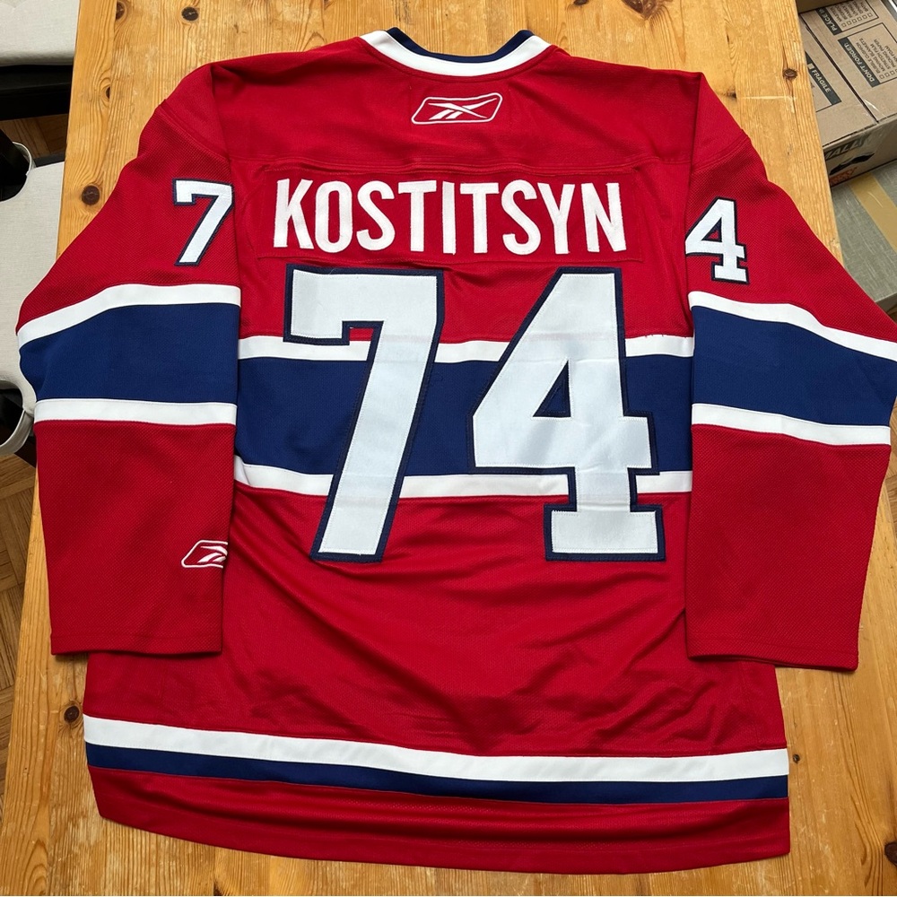 Andrei Kostitsyn Montreal Canadiens Authentic Reebok Hockey Jersey